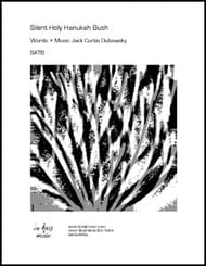 Silent Holy Hanukah Bush SATB choral sheet music cover Thumbnail